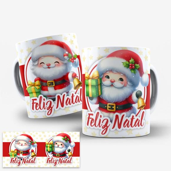 Arte Digital Caneca Natal Feliz Natal