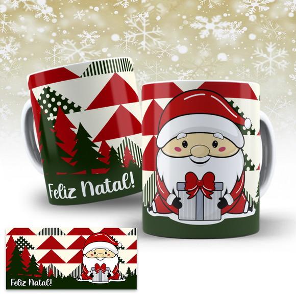 Arte Digital Caneca Natal Feliz Natal