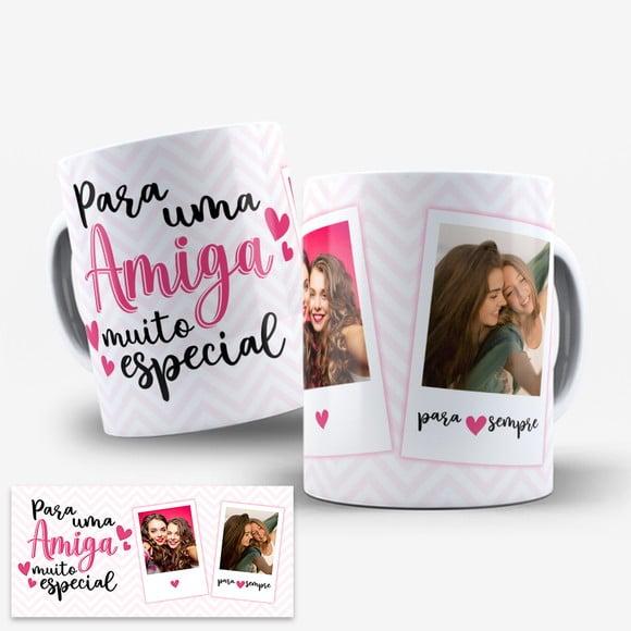 Arte Caneca Amizade - para Uma Amiga Muito Especial