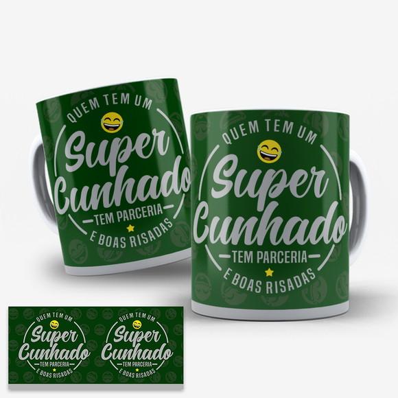 Arte Digital para Caneca Super Cunhado