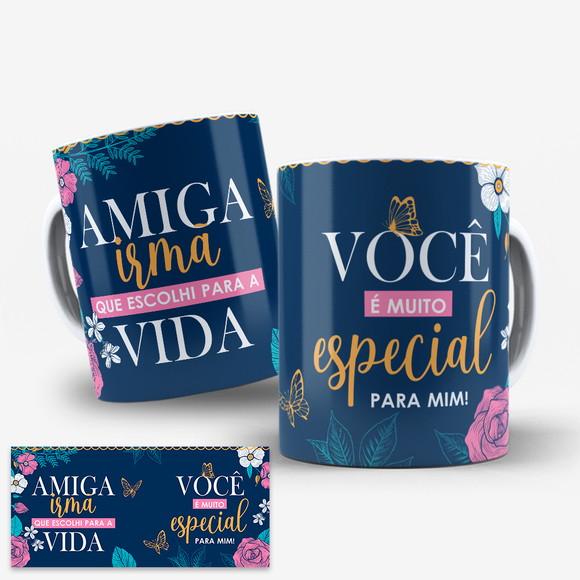 Arte Caneca para Uma Amiga Muito Especial