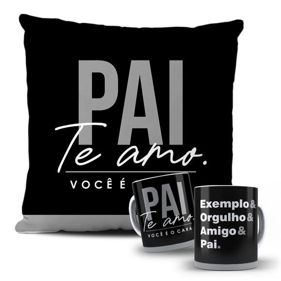 Arte Almofada e Caneca Dia dos Pais
