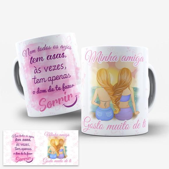 Arte para Caneca de Amigas