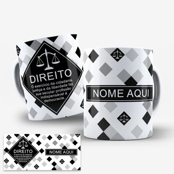 Arte para Caneca Profissão Direito