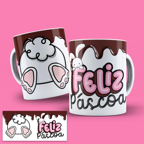 Arte Digital para Caneca Páscoa