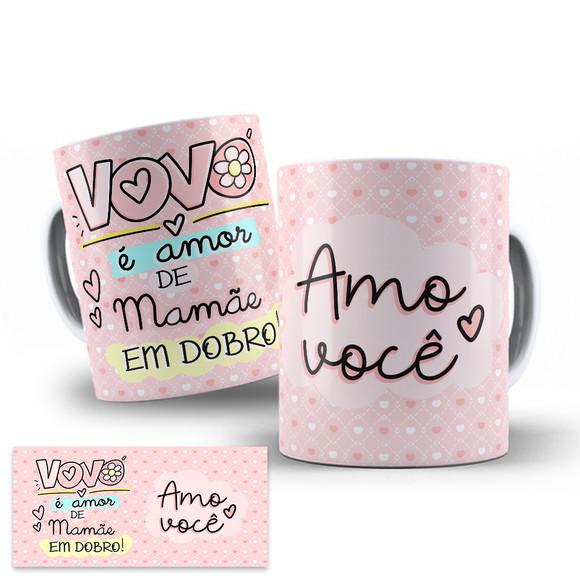 Arte Digital para Caneca Vovó