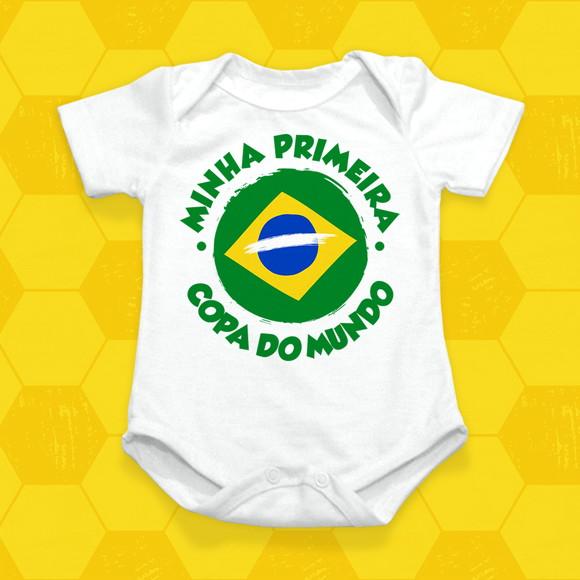 Arte Digital Body Sublimação Copa do Mundo - Primeira Copa