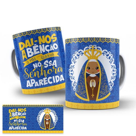 Arte Digital Caneca Nossa Senhora Aparecida - Sublimação