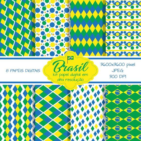 Kit Papel Digital Copa Brasil