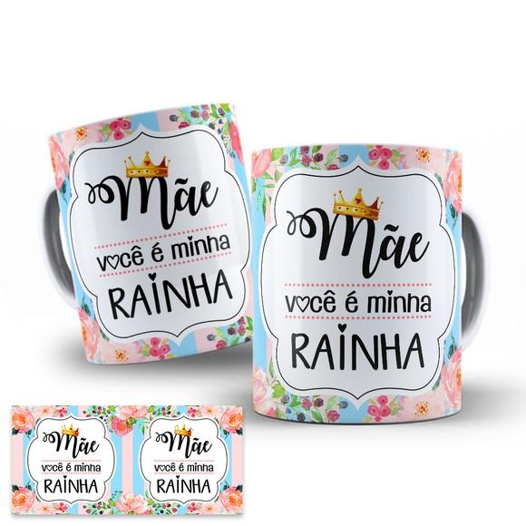 Arte Digital Caneca Sublimação Dia das Mães