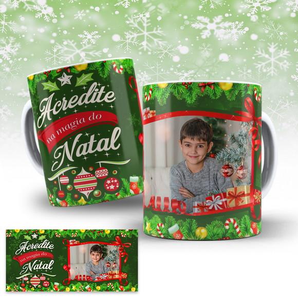 Arte Digital para Caneca Natal Sublimação