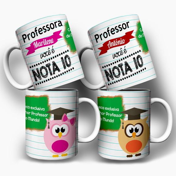 Arte para Caneca Dia do Professor