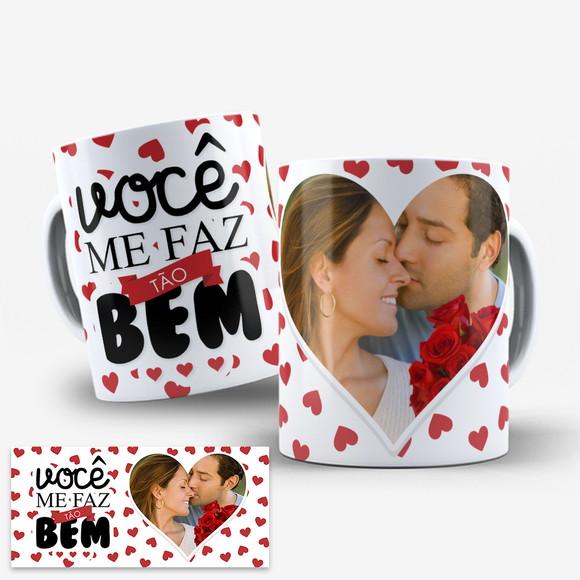 Arte Digital Caneca Dia dos Namorados com Foto