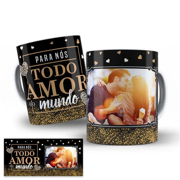 Arte Digital Caneca Dia dos Namorados com Foto