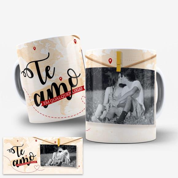 Arte Digital Caneca Dia dos Namorados com Foto