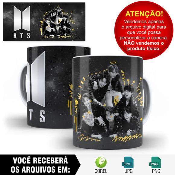 Arte Caneca BTS