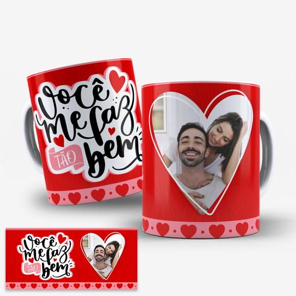 Arte Digital Caneca Dia dos Namorados com Foto