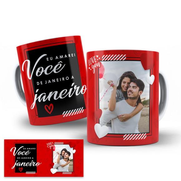 Arte Digital Caneca Dia dos Namorados com Foto