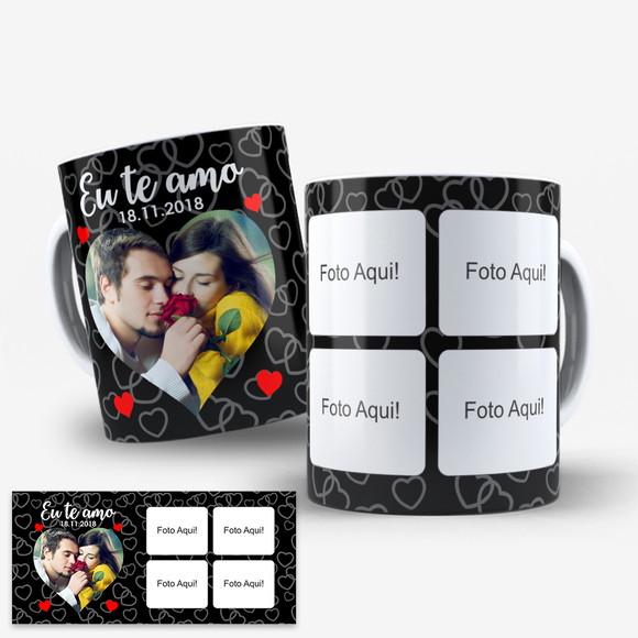 Arte Digital Caneca Dia dos Namorados com Foto