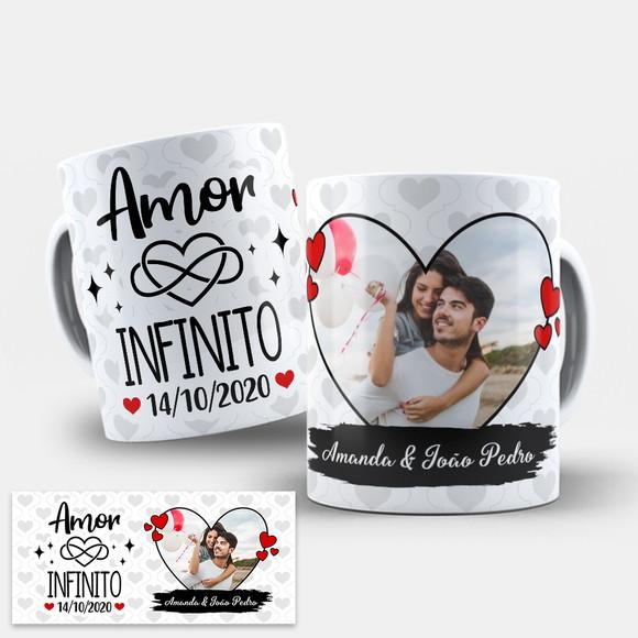 Arte Digital Caneca Dia dos Namorados com Foto