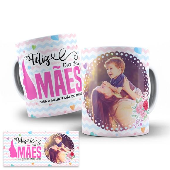 Arte Digital Caneca Sublimação Dia das Mães
