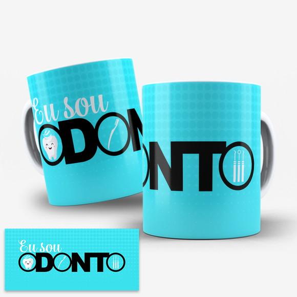 Arte Digital Caneca Profissão Odontologia