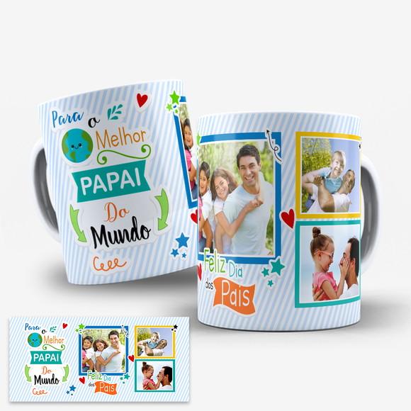 Arte para Caneca Dia dos Pais Sublimação - 1 Arte