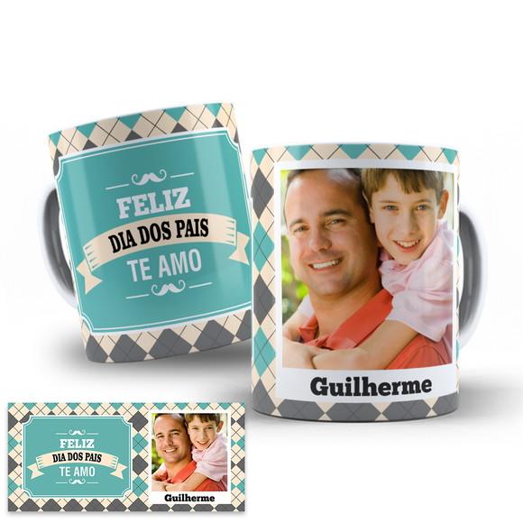 Arte para Caneca Dia dos Pais Sublimação - 1 Arte