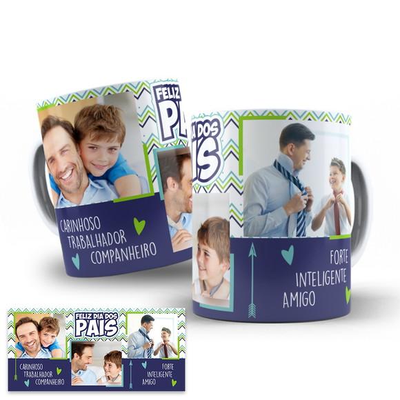 Arte para Caneca Dia dos Pais Sublimação