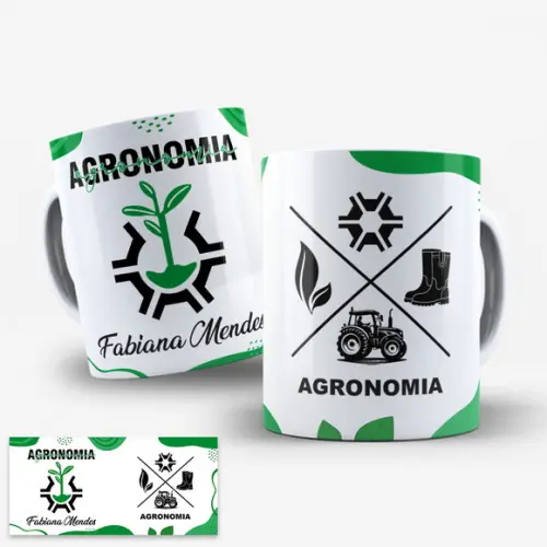 Arte Digital para Caneca Profissão Agronomia