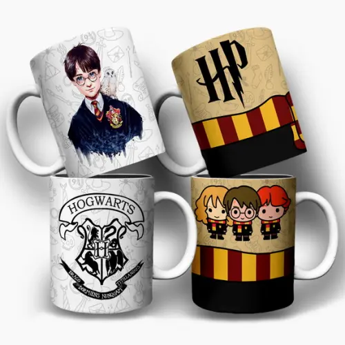 Arte Digital para Caneca Harry Potter (2 Artes)