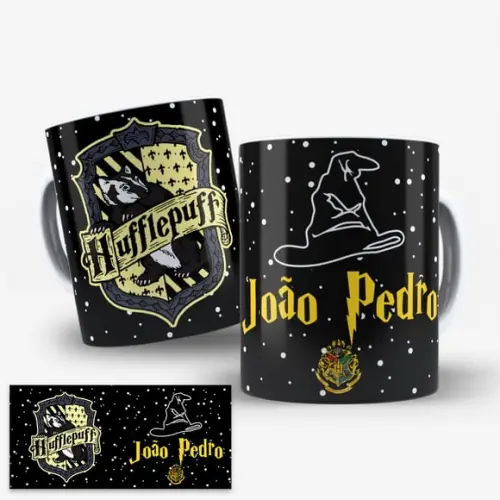 Arte Digital Caneca Harry Potter Lufa Lufa