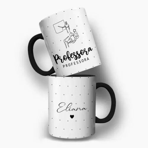 Arte Caneca Professora Dia dos Professores