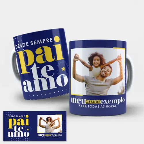Arte para Caneca Dia dos Pais