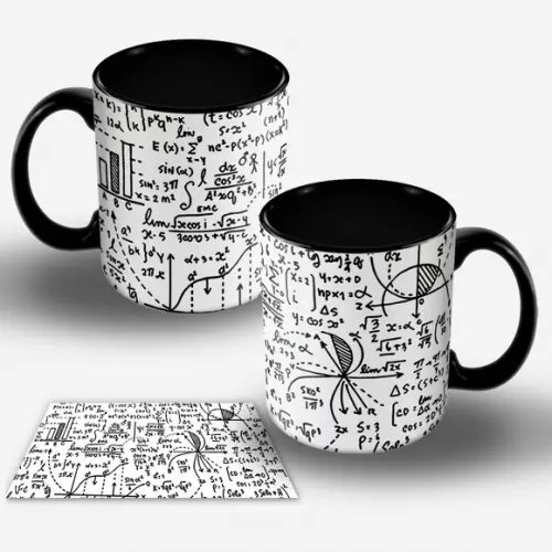 Arte Digital Caneca Dia dos Professores Professor Matemática