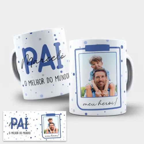 Arte para Caneca Dia dos Pais