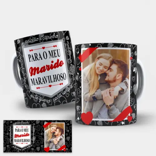 Arte Digital Caneca Marido
