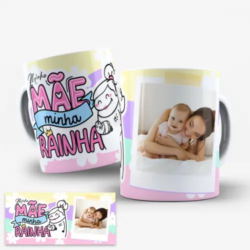 Arte Digital Caneca Dia das Mães Flork