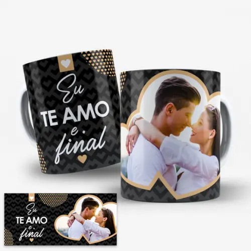 Arte Digital Caneca Dia dos Namorados com Foto