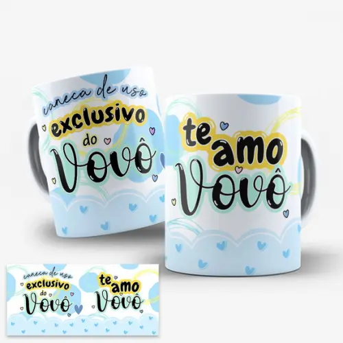 Arte Digital para Caneca Uso Exclusivo Vovô