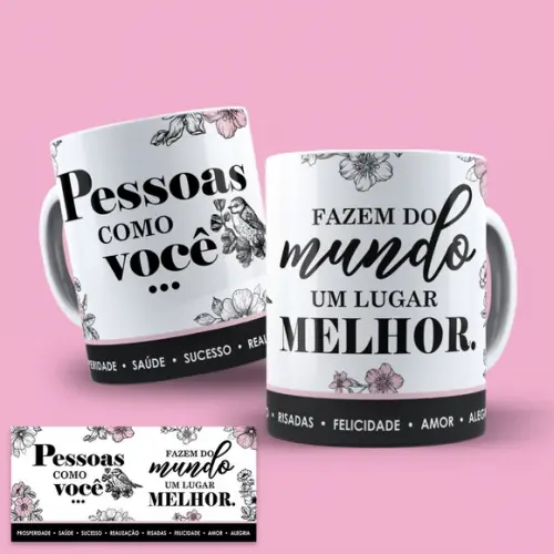 Arte Digital para Caneca Aniversário