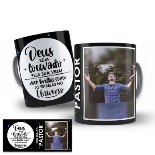 Arte Digital Caneca Pastor Evangelico