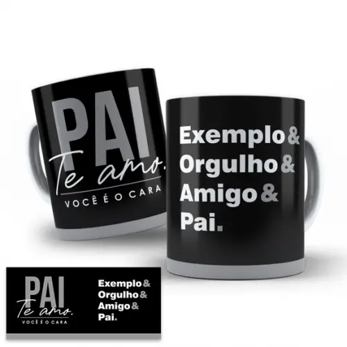 Arte para Caneca Dia dos Pais