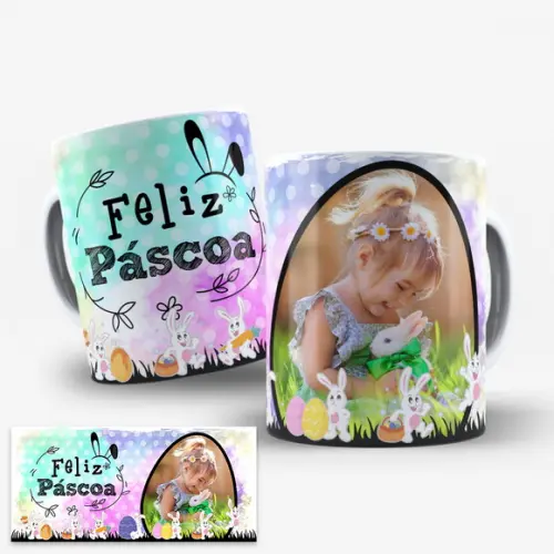 Arte Digital para Caneca Páscoa