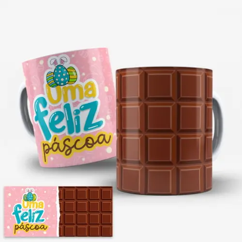 Arte Digital para Caneca Páscoa