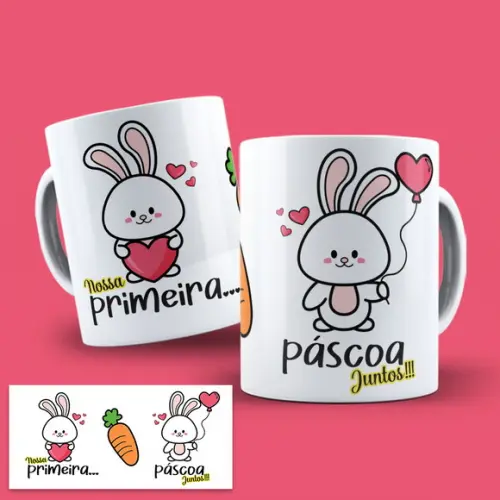 Arte Digital para Caneca Páscoa