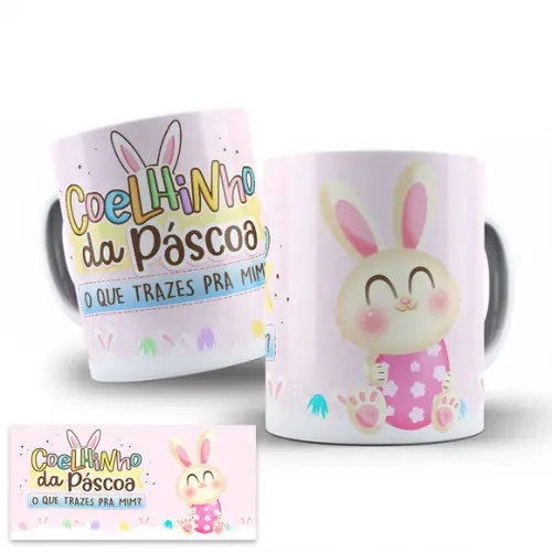 Arte Digital para Caneca Páscoa