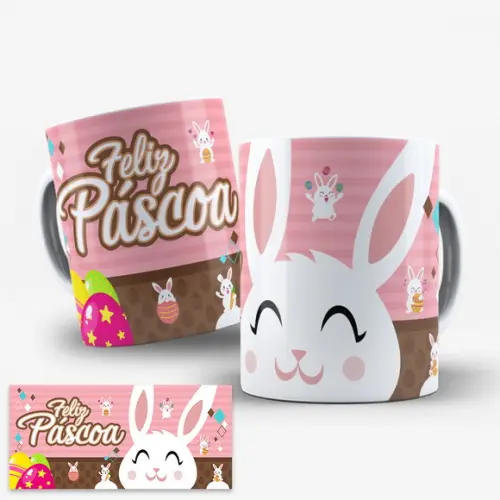 Arte Digital para Caneca Páscoa