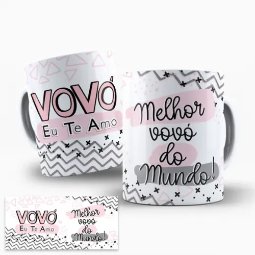 Arte para Canecas Vovó e Vovô
