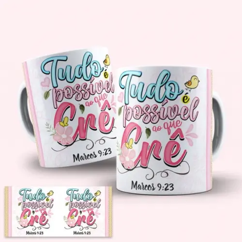 Arte para Caneca Gospel Evangelica
